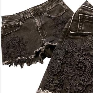 American Eagle Outfitters  Super Super Stretch High Rise Shortie Shorts Size 4